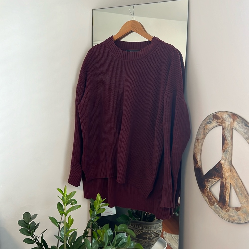 BCBG Maxazria Oversized Crewneck